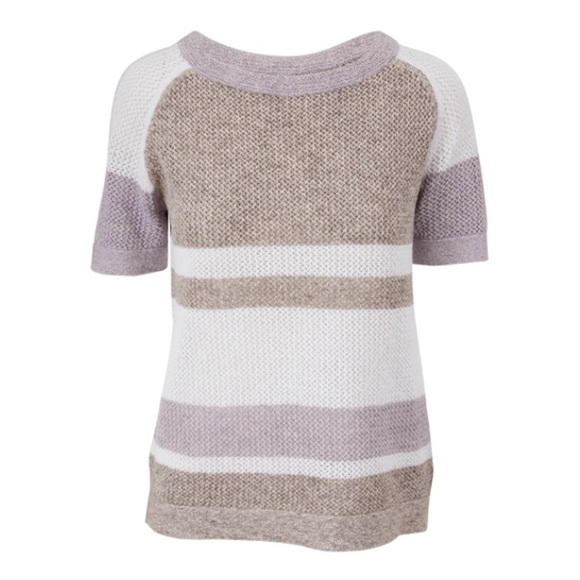 KINROSS Boardwalk Cotton Stripe Sweater - Picture 1 of 12